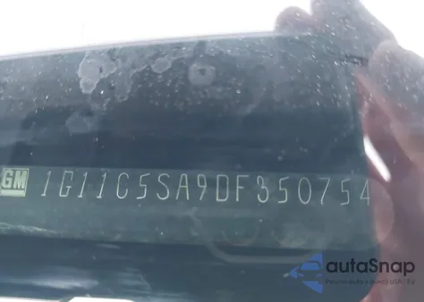 2013 Chevrolet Malibu 1Lt z USA, uszkodzony, nr VIN 1G11C5SA9DF350754